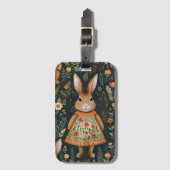 Springtime Bunny Magic Gepäckmarke Gepäckanhänger (Vorderseite Vertikal)
