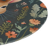 Springtime Bunny Magic Glass Cutting Board Schneidebrett (Ecke)