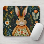 Springtime Bunny Magic Mousepad