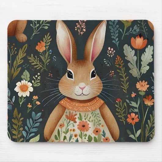 Springtime Bunny Magic Mousepad (Vorne)