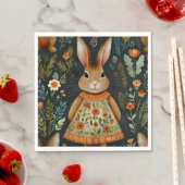 Springtime Bunny Magic Patch Papier Napkin Serviette
