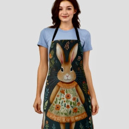 Springtime Bunny Magic Schürze