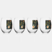 Springtime Bunny Magic Trinkbehälter Set Weinglas Ohne Stiel (Rechts)