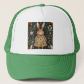 Springtime Bunny Magic Trucker Hat Truckerkappe (Vorderseite)