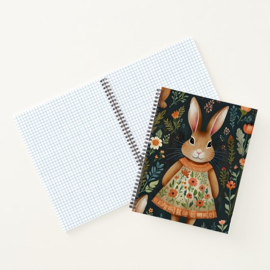 Springtime Bunny Notebook Notizblock (Innenseite)