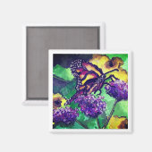 Springtime Butterfly Kühlschrank Magnet (Vorderseite/Rückseite)