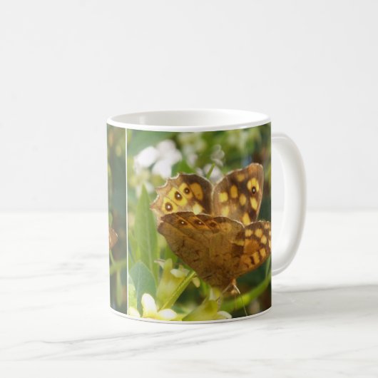 Springtime Butterfly-Tasse Kaffeetasse (VorderseiteRechts)