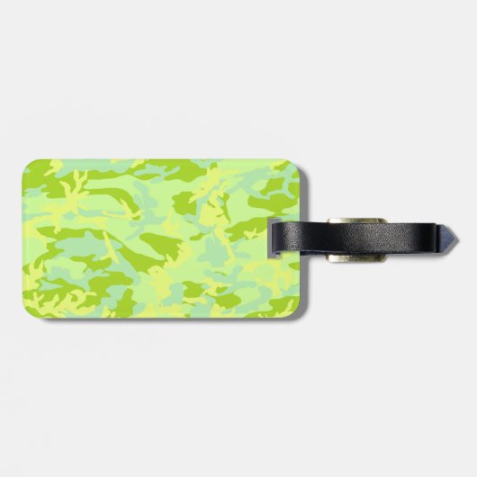 SpringTime-Camouflage-Muster Gepäckanhänger (Rückseite horizontal)