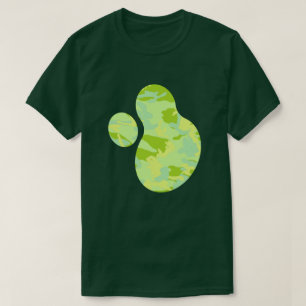 SpringTime Camouflage Muster Paint Platsch v2 T-Shirt