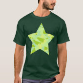 SpringTime Camouflage Muster Star T-Shirt (Vorderseite)