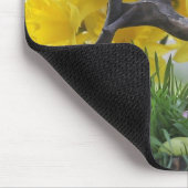 Springtime chickademousepad mousepad (Ecke)