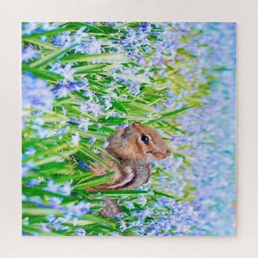 Springtime Chipmunk 2 Puzzle (Horizontal)