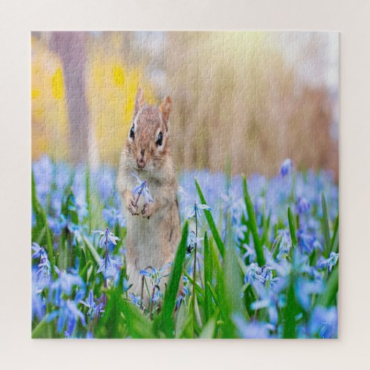 Springtime Chipmunk Puzzle (Vertikal)