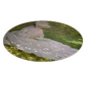Springtime - Claude Monet Schneidebrett (Ecke)