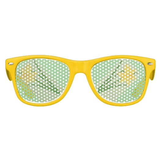Springtime Daffodil Gelber Spaß und Hübsch! Partybrille (Vorderseite)