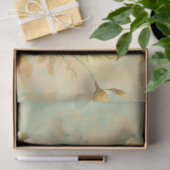 Springtime Daffodils Schmetterlinge Ladybug Decoup Seidenpapier (Geschenk)