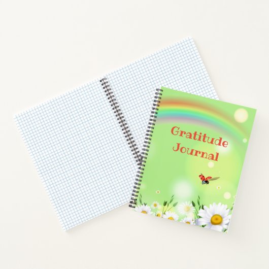 Springtime Dankbarkeit Journal Spiral Notebook Notizblock (Innenseite)