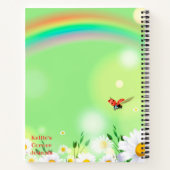 Springtime Dankbarkeit Journal Spiral Notebook Notizblock (Rückseite)