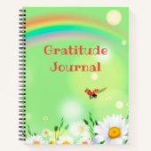 Springtime Dankbarkeit Journal Spiral Notebook Notizblock (Vorderseite)