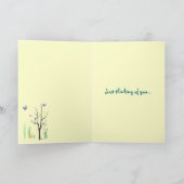 Springtime Denken Sie an Sie Karte (Innenseite)