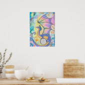 Springtime Dragon Poster (Küche)