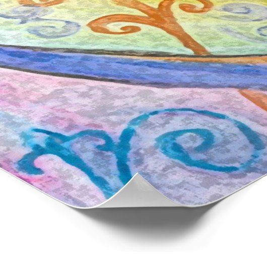 Springtime Dragon Poster (Ecke)