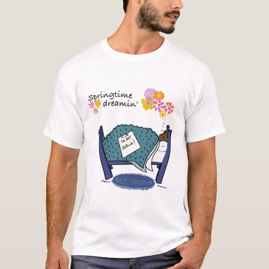 Springtime Dreamin" Groundhog Day T-Shirt (Vorderseite)