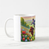 Springtime Egg Hunt - Spielerisches Osterabenteuer Kaffeetasse (Links)