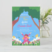 Springtime Einladung (Stehend Vorderseite)