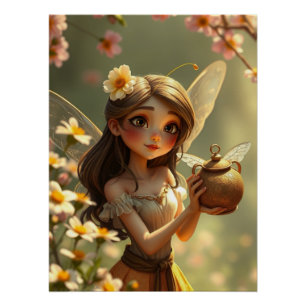 Springtime Fairy Art Poster