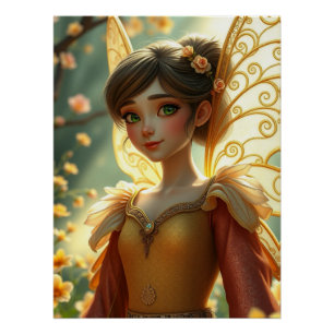 Springtime Fairy Art Poster