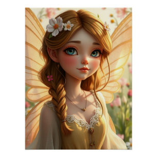 Springtime Fairy Art Poster