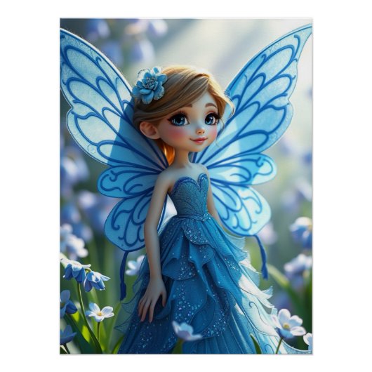 Springtime Fairy Art Poster (Vorderseite)