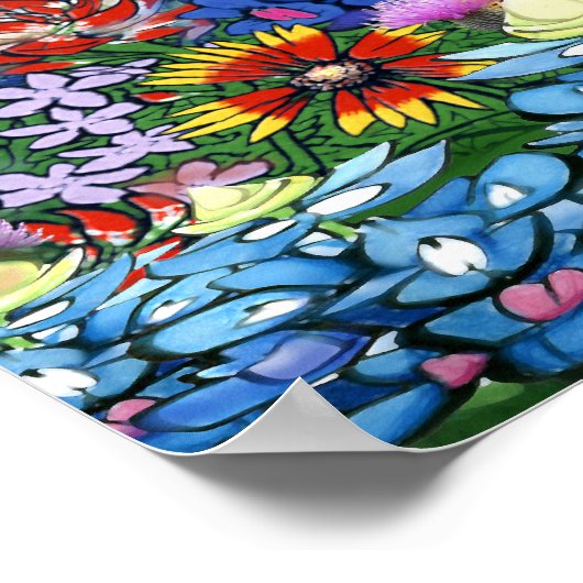Springtime-Farben Poster (Ecke)