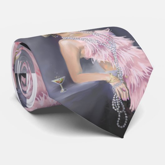 Springtime Flapper-Krawatte Krawatte (Gerollt)