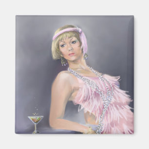 Springtime Flapper Magnet