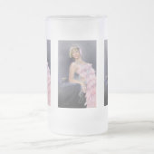 Springtime Flapper Mattierte Bier-Tasse Mattglas Bierglas (Mittel)