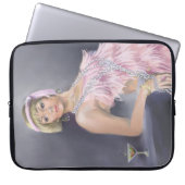 Springtime Flapper Notebook-Sieb Laptopschutzhülle (Vorderseite)