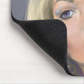 Springtime Flapper Portrait Mousepad (Ecke)