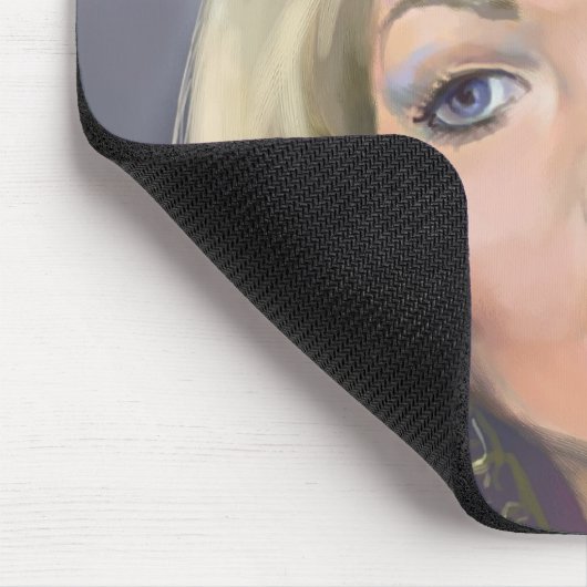 Springtime Flapper Portrait Mousepad (Ecke)