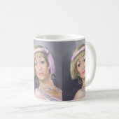 Springtime Flapper Portrait-Tasse Kaffeetasse (VorderseiteRechts)