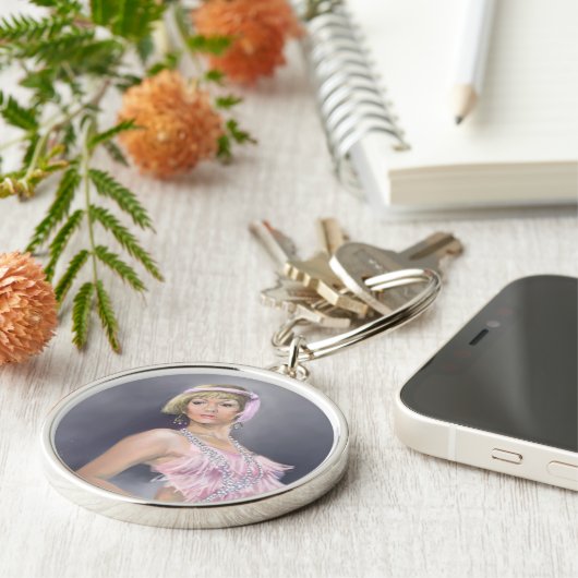 Springtime Flapper Schlüsselanhänger (Seite)