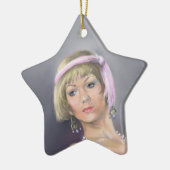 Springtime Flapper Star Ornament (Links)