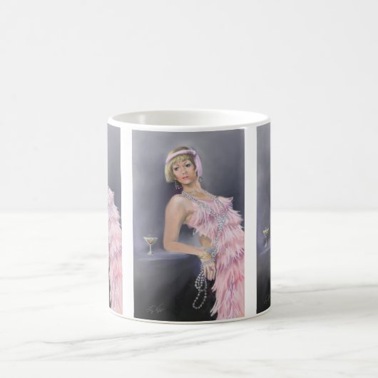 Springtime Flapper-Tasse Kaffeetasse (Mittel)