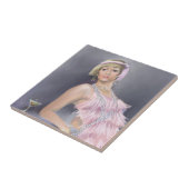 Springtime Flapper Tile Fliese (Seite)