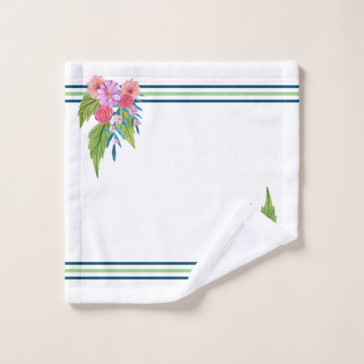 Springtime Floral Badhandtuch Set (Waschlappen)