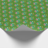 Springtime Floral Clumps Geschenkpapier (Ecke)