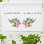 Springtime Floral Geschirrtuch (Gefaltet)