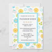 Springtime Floral Pessach Einladung (Vorderseite)