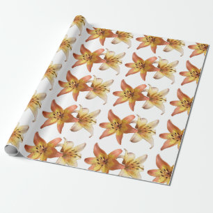Springtime Flower "Day Lily" Printed Wrapping Geschenkpapier